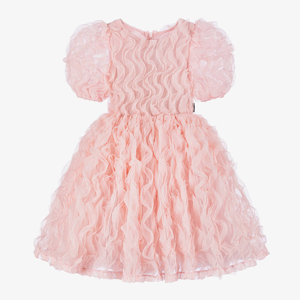 Rock Your Baby - Girls Pink Ruffle Tulle Dress | Childrensalon