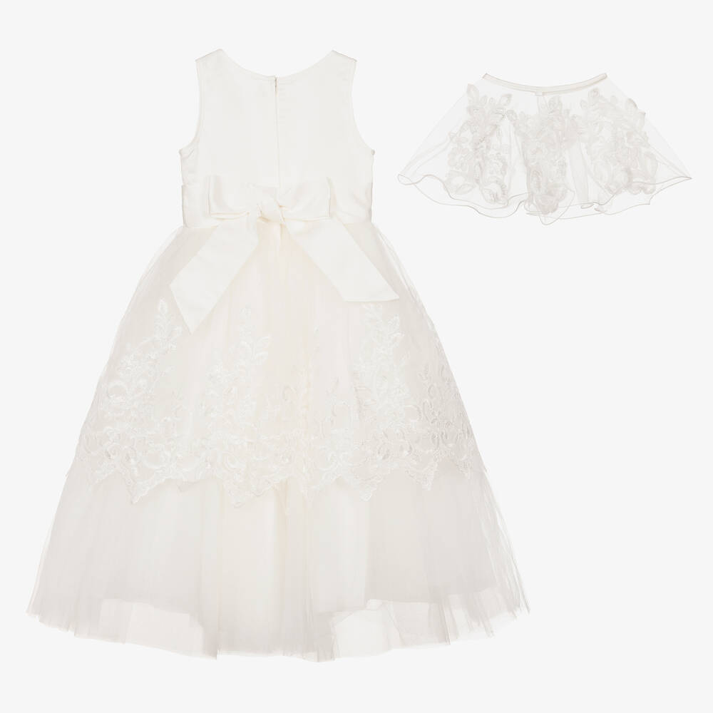 Romano - Ivory Lace Dress & Bolero Set | Childrensalon