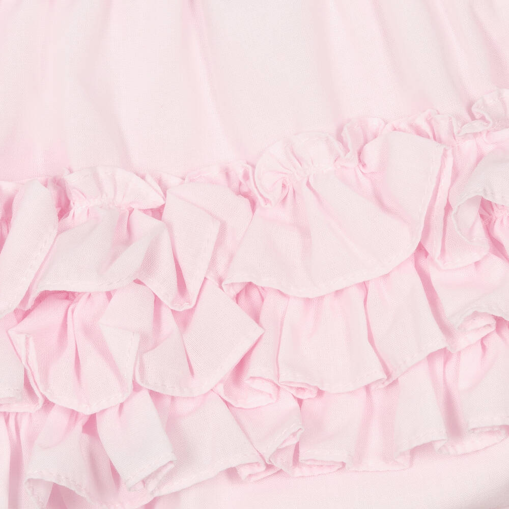 Sarah Louise - Baby Girls Pink Frilly Pants
