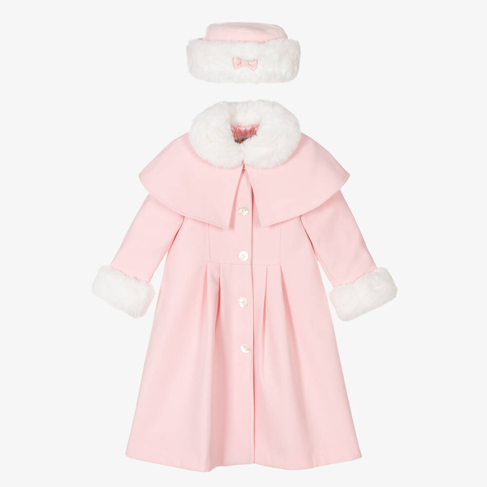 Sarah Louise - Розовый комплект с пальто | Childrensalon