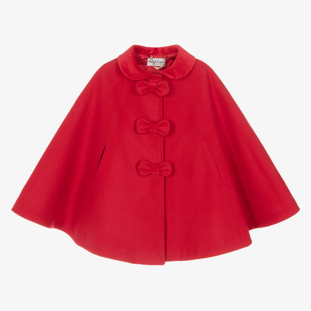 Sarah Louise - Girls Red Cape | Childrensalon