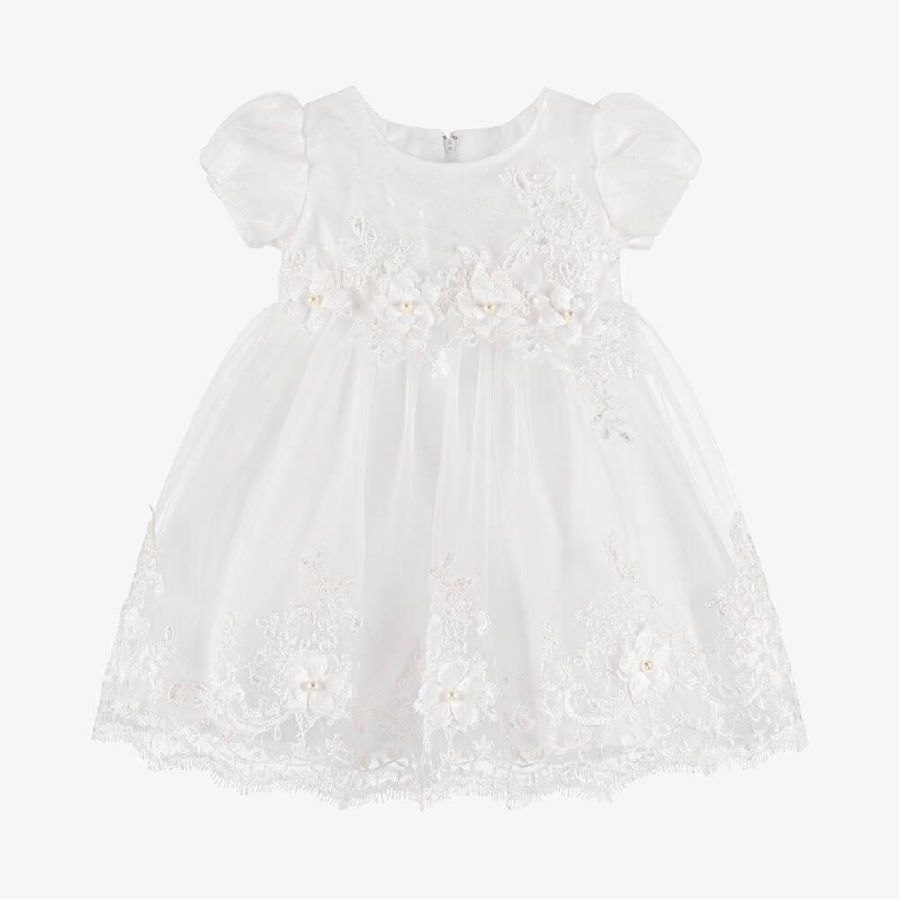 Shop Sevva Baby Girls White Tulle Dress