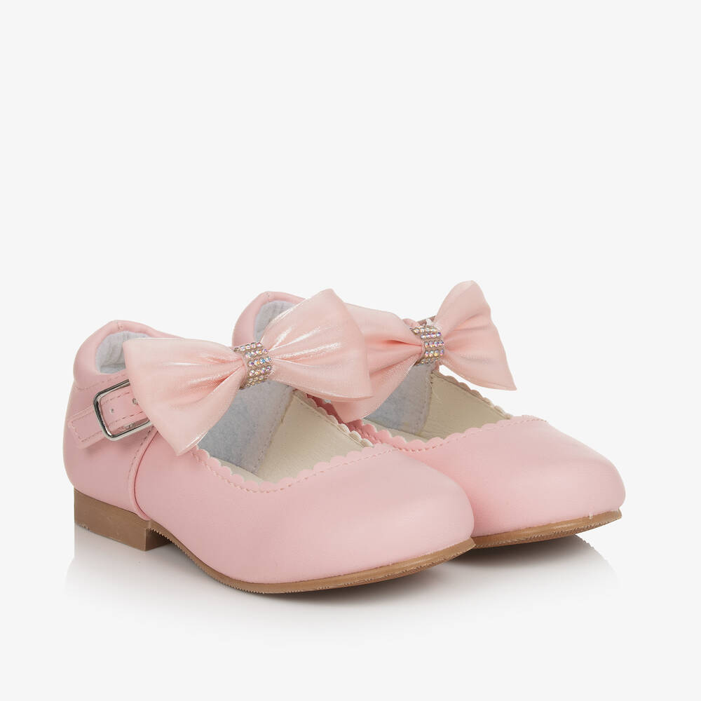 Sevva -  حذاء ماري جين جلد صناعي لون زهري للبنات | Childrensalon