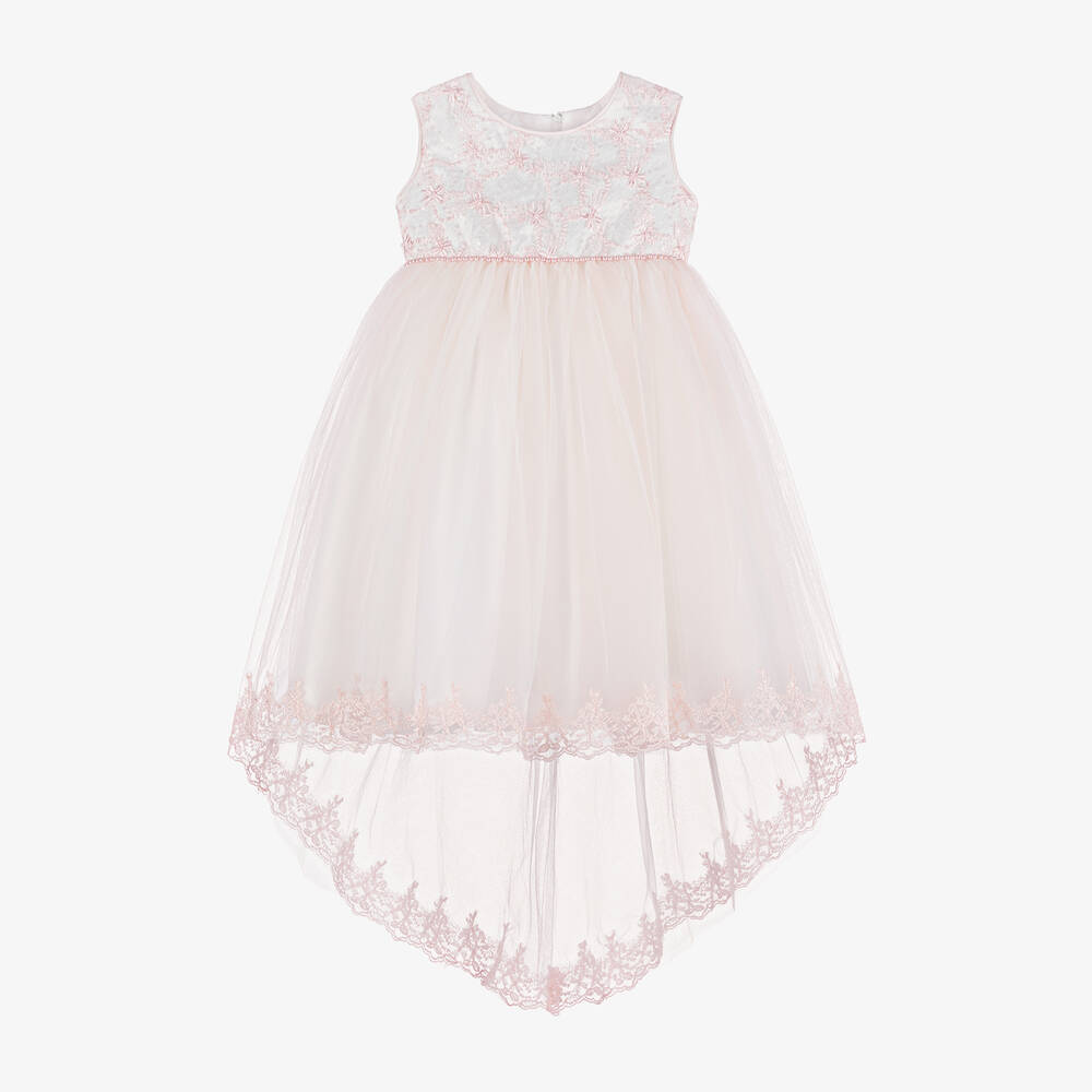 Sevva - Girls Pink Sparkle Tulle Dress | Childrensalon