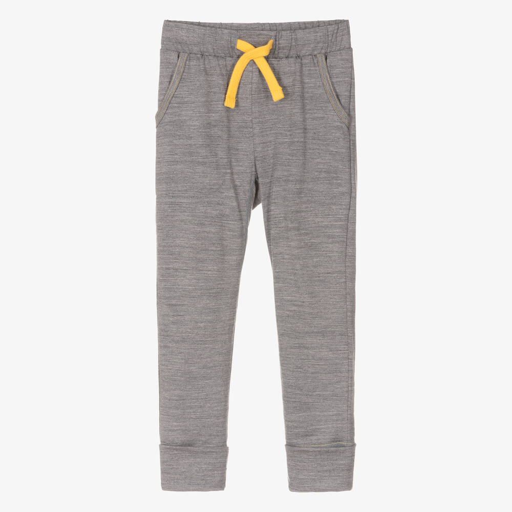Smalls Merino - Pantalon de jogging gris en laine | Childrensalon