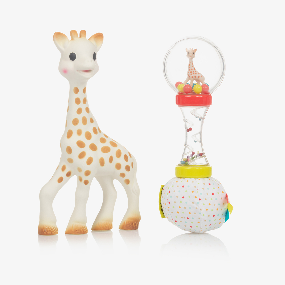 Sophie la Girafe - هدية طقم زرافة و خشخيشة للأطفال | Childrensalon