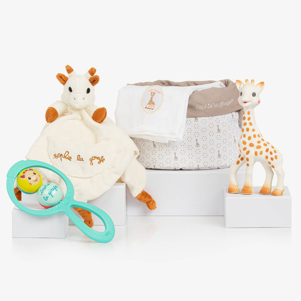 Sophie la Girafe - Geschenkkörbchen für Neugeborene | Childrensalon