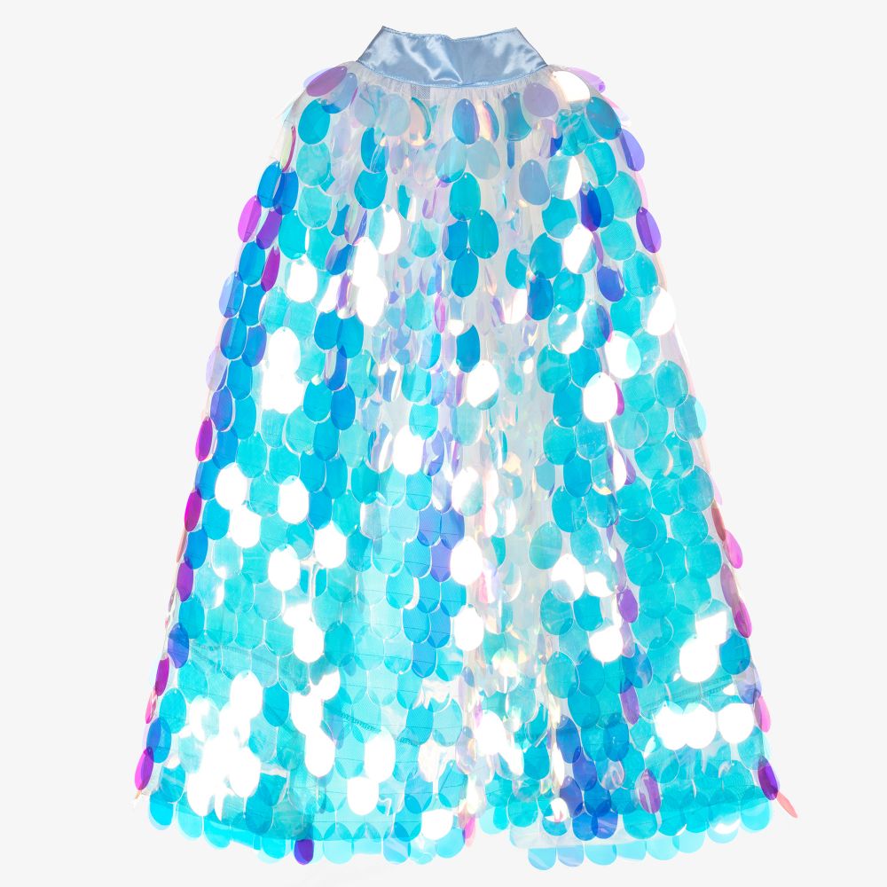 Souza - Blue Sequinned Cape Costume | Childrensalon