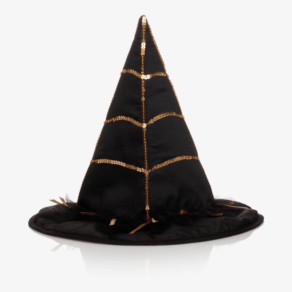Souza - قبعة الساحرة بناتي أسود وذهبي | Childrensalon