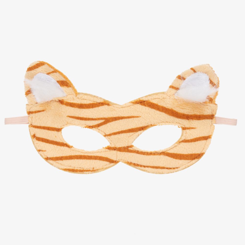 Souza - Оранжевая маска тигра из искусственного меха | Childrensalon