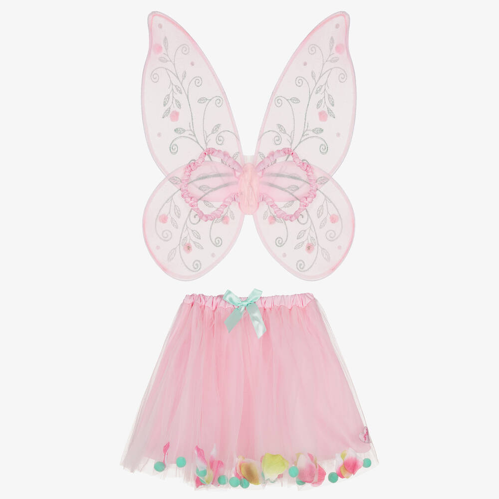Souza - Розовый костюм феи с крыльями | Childrensalon