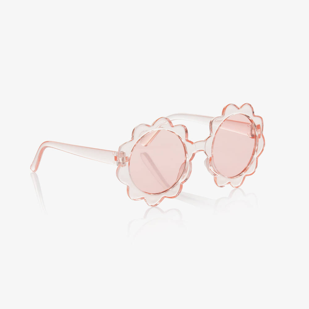 Stella Cove - Розовые солнцезащитные очки с оправой-цветами | Childrensalon