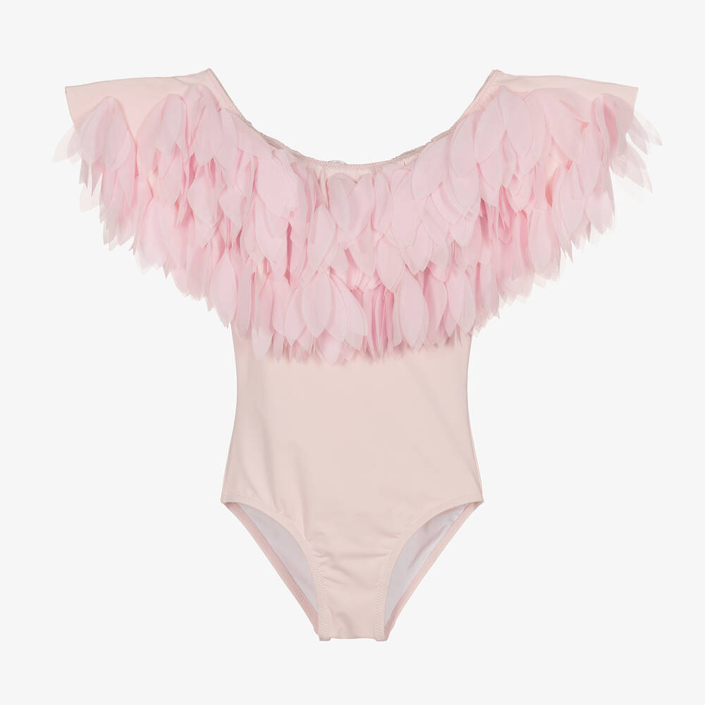 Stella Cove - Girls Pink Petal Swimsuit | Childrensalon