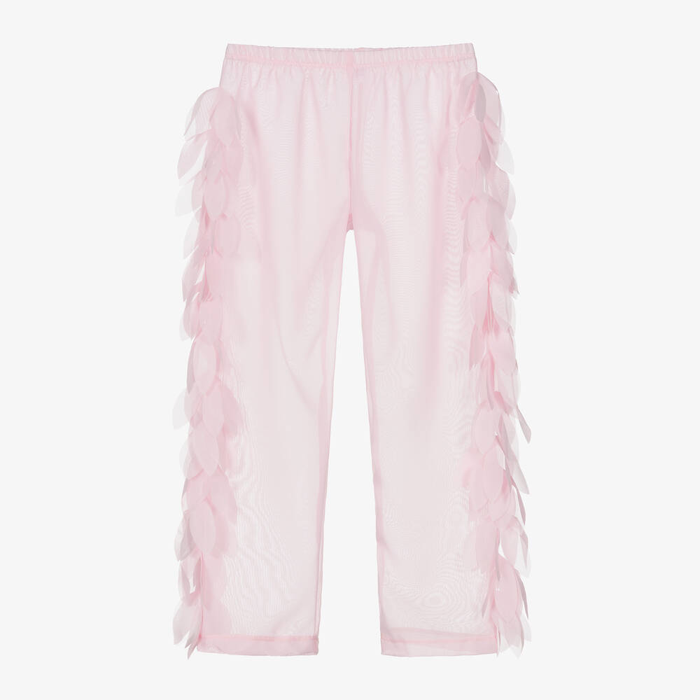 Shop Stella Cove Girls Pink Petals Beach Trousers