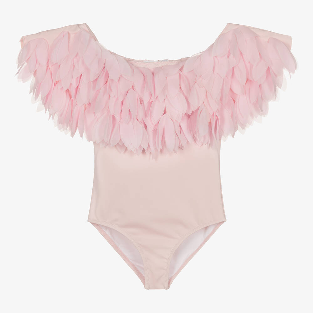 Stella Cove - Teen Girls Pink Petal Swimsuit | Childrensalon