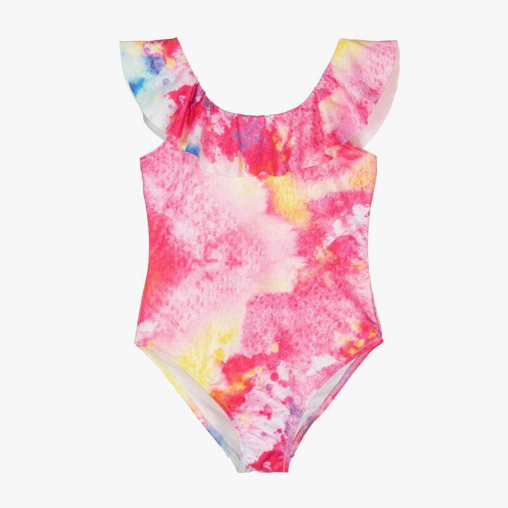 Stella Cove Teen Girls Pink Tie-dye Bathing Suit | ModeSens