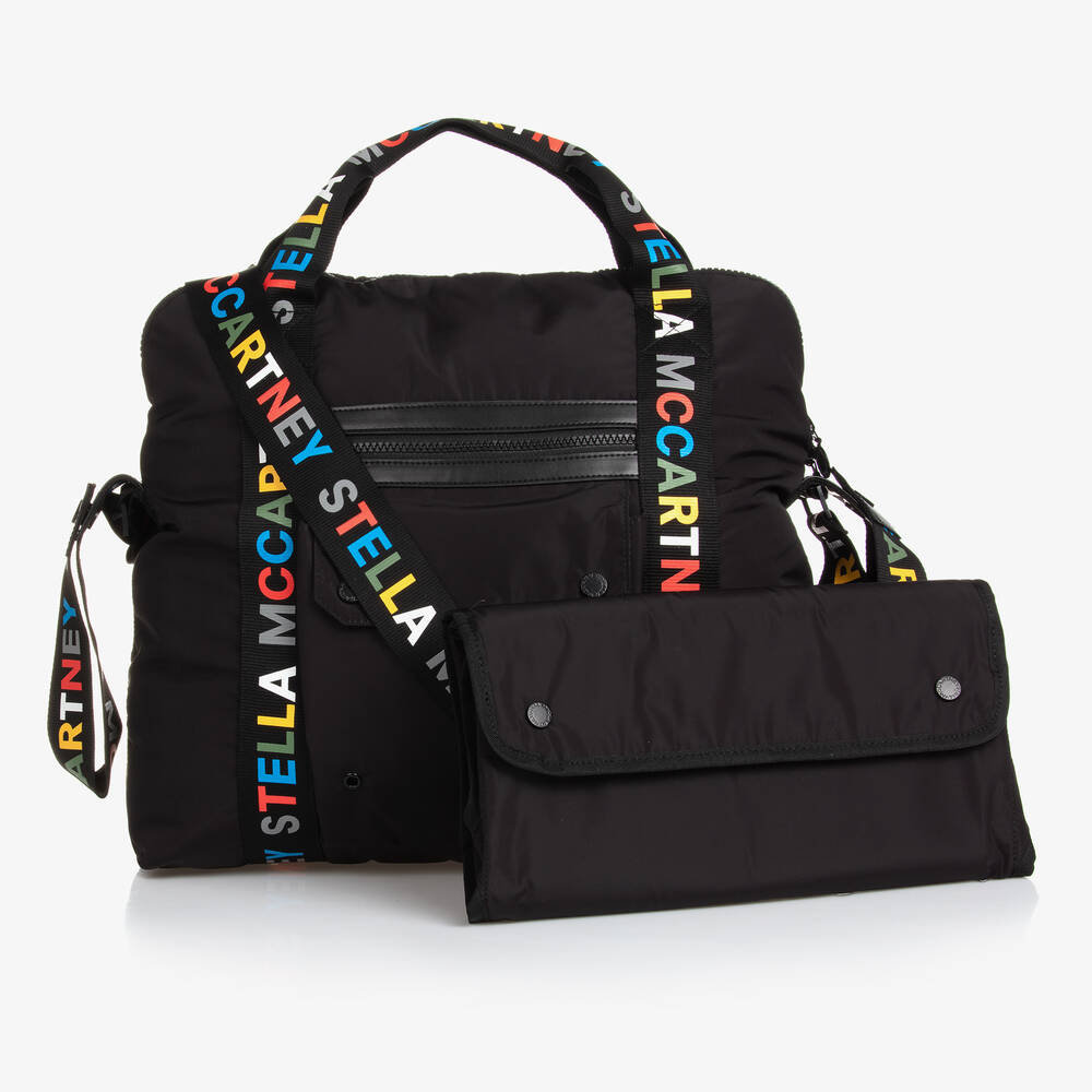 Stella Mccartney Kids Black & Multicolour Changing Bag (37cm)