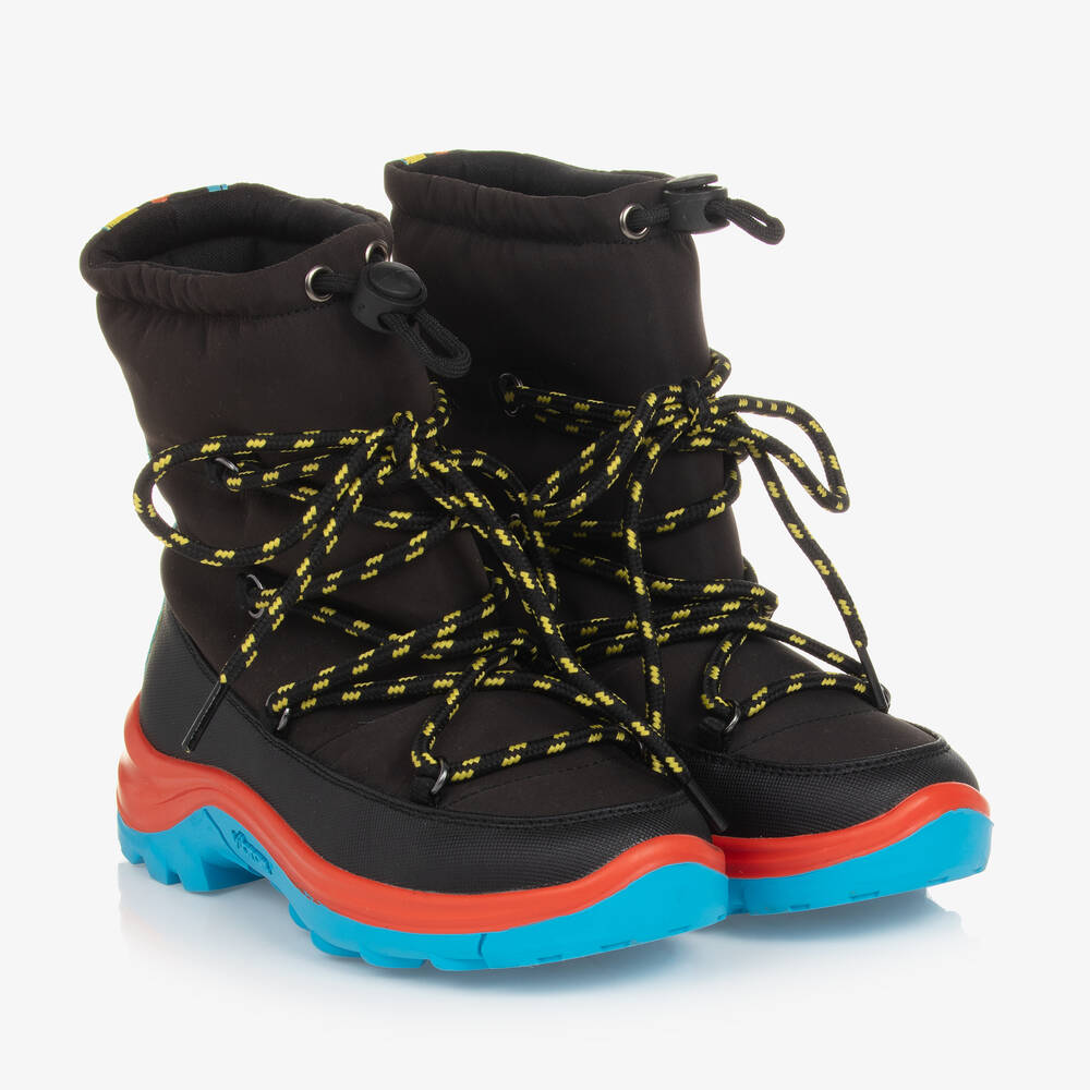 Stella McCartney Kids Ski Wear Capsule - Black Snow Boots | Childrensalon