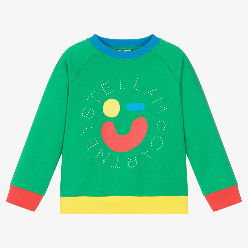Stella McCartney Kids - Boys Cotton Logo Sweatshirt | Childrensalon