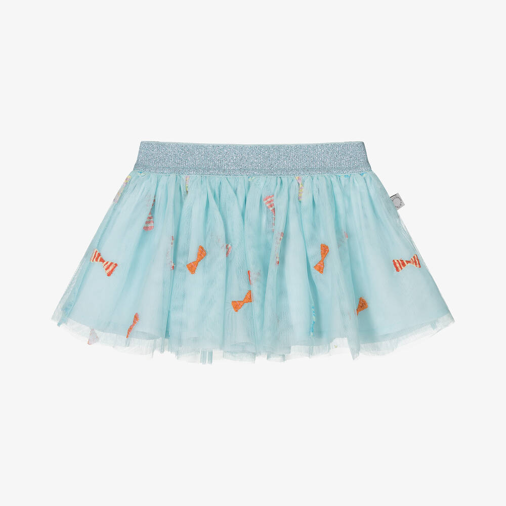 Stella McCartney Kids - Girls Blue Tulle Skirt | Childrensalon