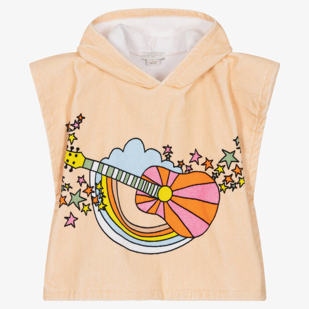 Stella McCartney Kids - Girls Pink Hooded Towel | Childrensalon