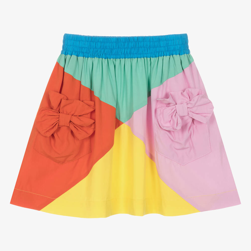 Stella McCartney Kids - Teen Girls Colourblock Mini Skirt | Childrensalon