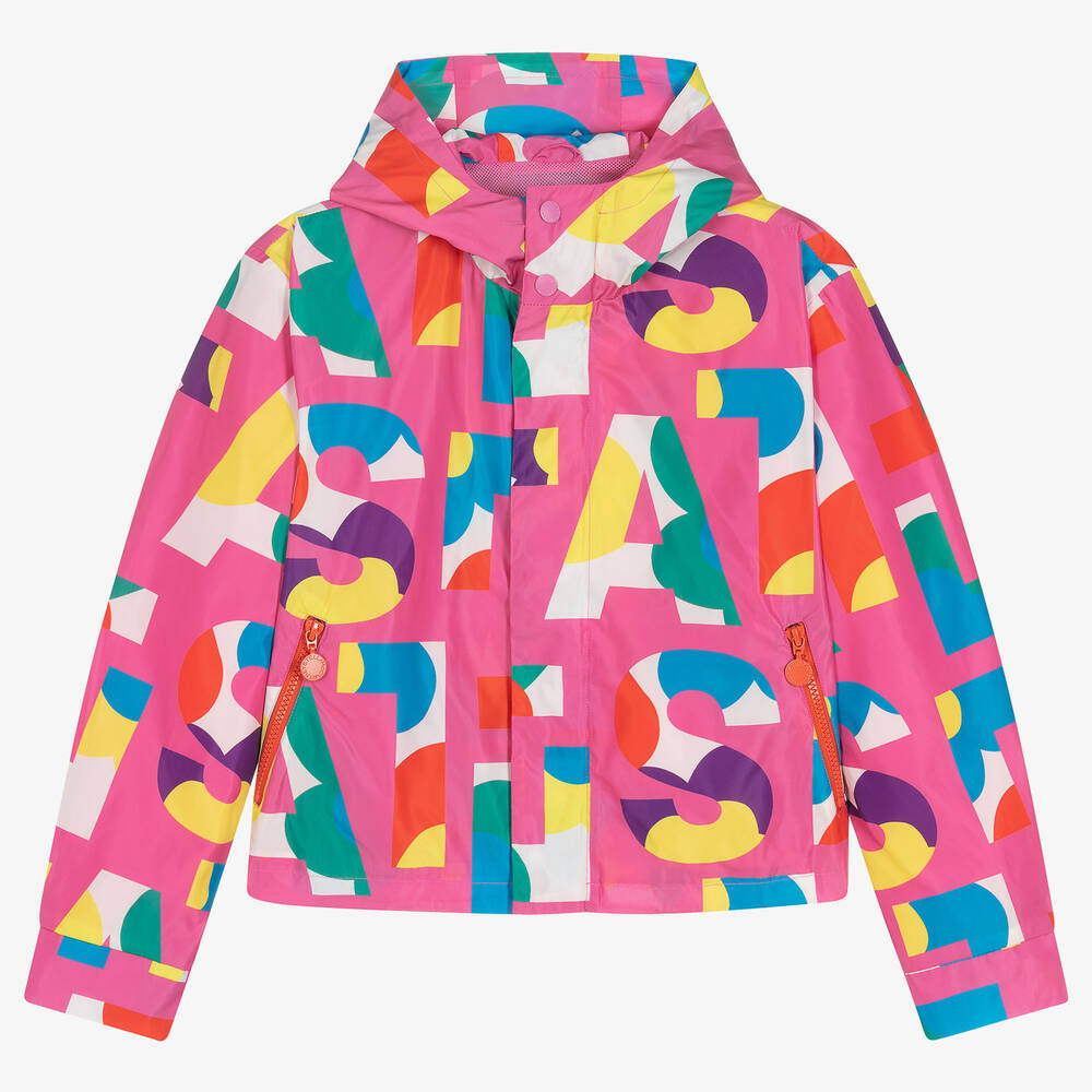 Stella McCartney Kids - Розовая куртка с капюшоном | Childrensalon