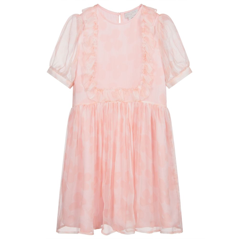 Stella McCartney Kids - Teen Pink Floral Silk Dress | Childrensalon