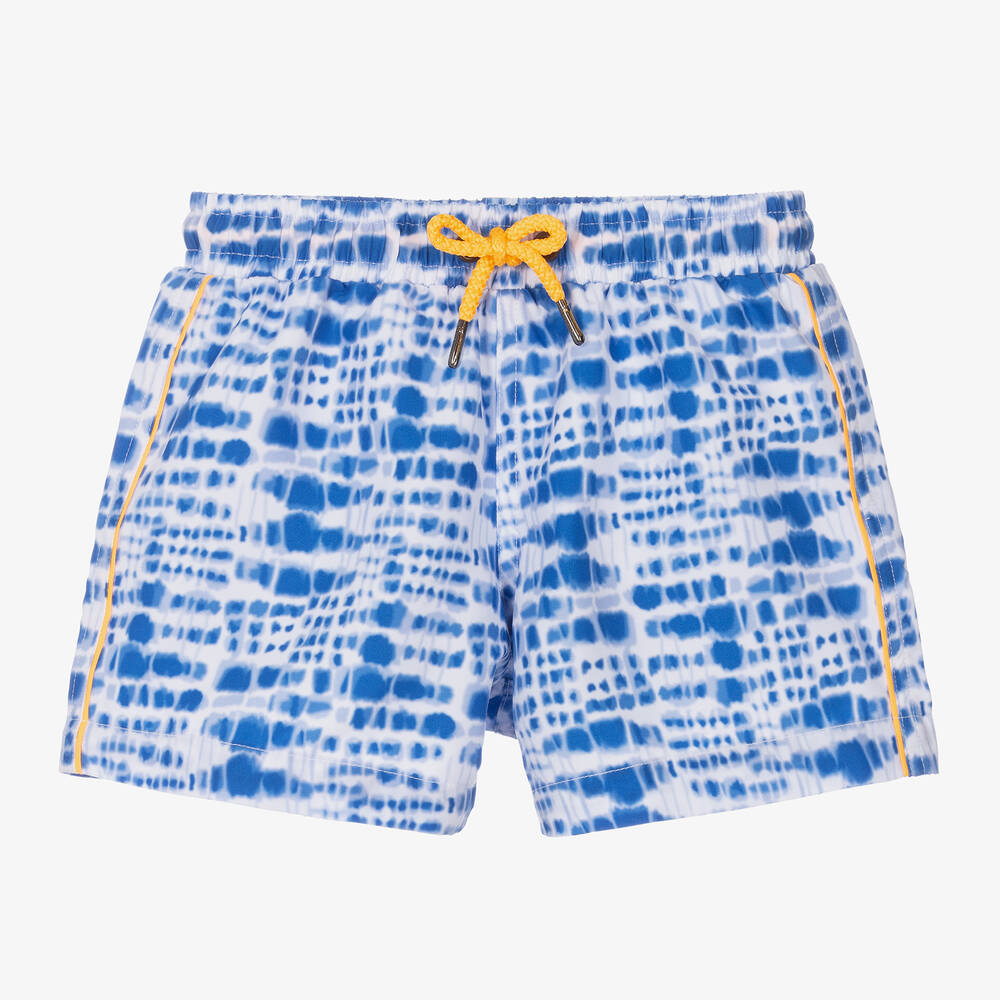 Sunuva - Boys Blue Tie-Dye Swim Shorts | Childrensalon