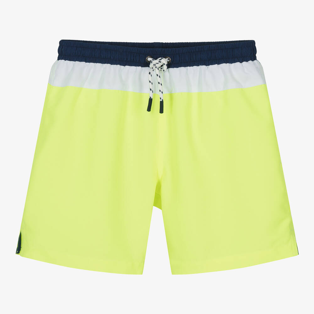 Sunuva - Teen Boys Neon Yellow Swim Shorts | Childrensalon