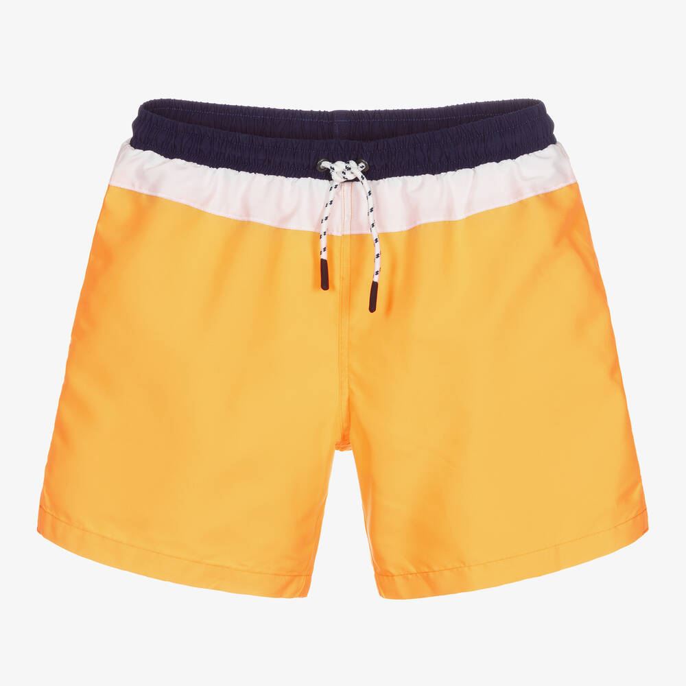 Sunuva Teen Boys Orange Swim Shorts