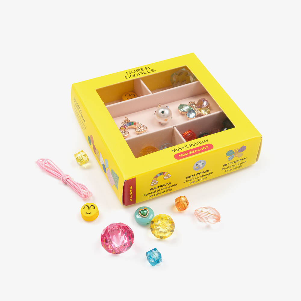 Super Smalls - Girls Make It Rainbow Mini Bead Kit  | Childrensalon