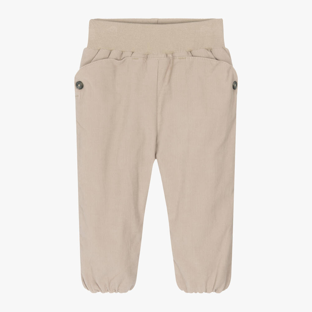 Tartine et Chocolat - Baby Boys Beige Corduroy Trousers | Childrensalon