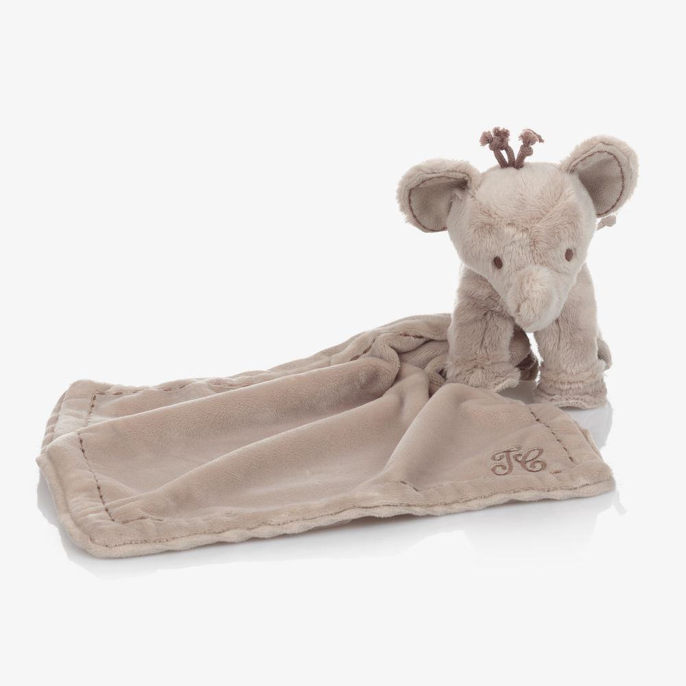 Tartine et Chocolat - Beige Elephant Doudou (25cm) | Childrensalon