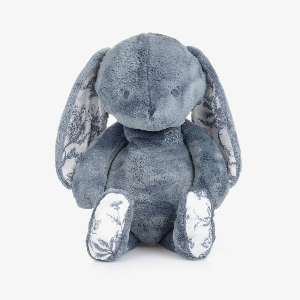 Tartine et Chocolat - Blue Augustin The Rabbit Soft Toy (28cm) | Childrensalon