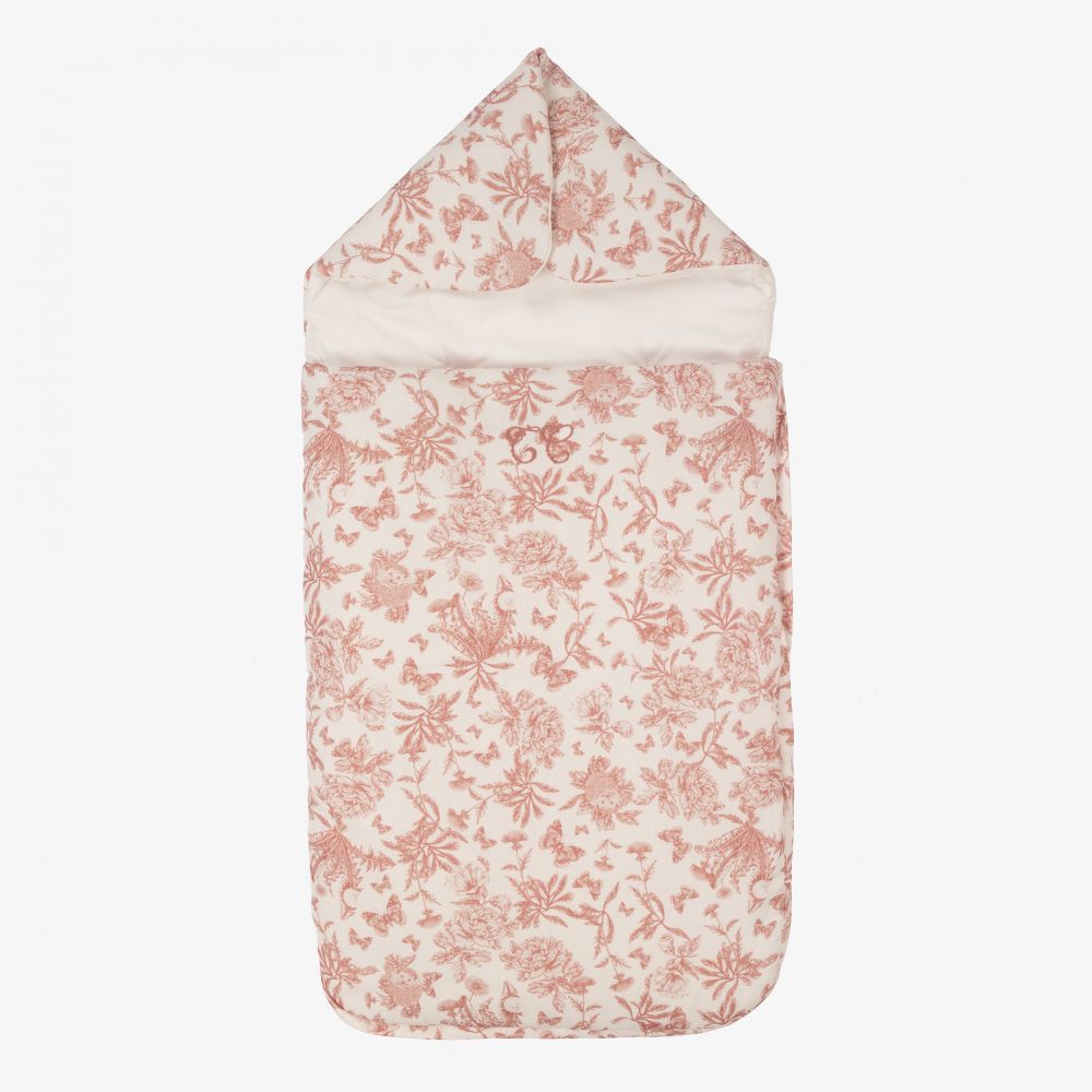 Tartine et Chocolat - Girls Ivory & Pink Nest (85cm) | Childrensalon