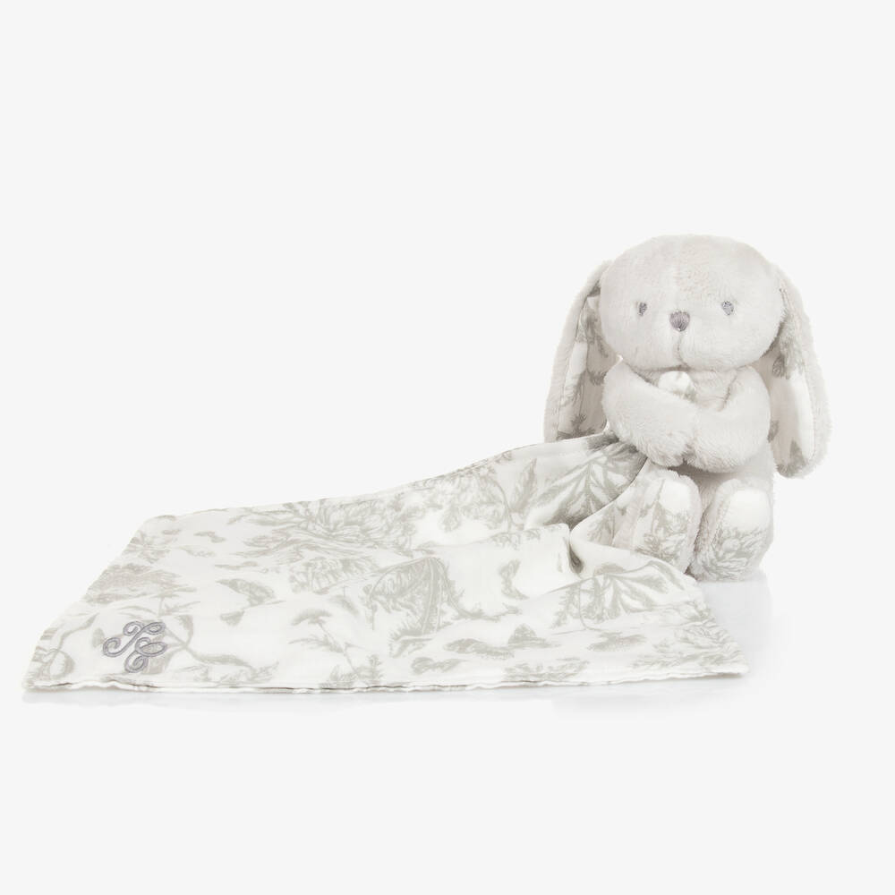 Tartine et Chocolat - Серый комфортер с кроликом для малышей (25см) | Childrensalon