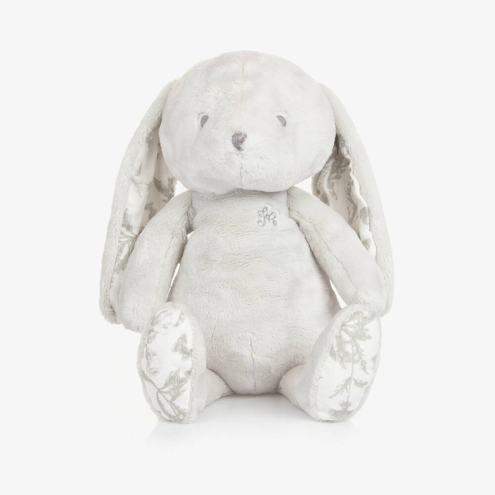 Tartine et Chocolat - Grey Augustin The Rabbit Soft Toy (28cm) | Childrensalon