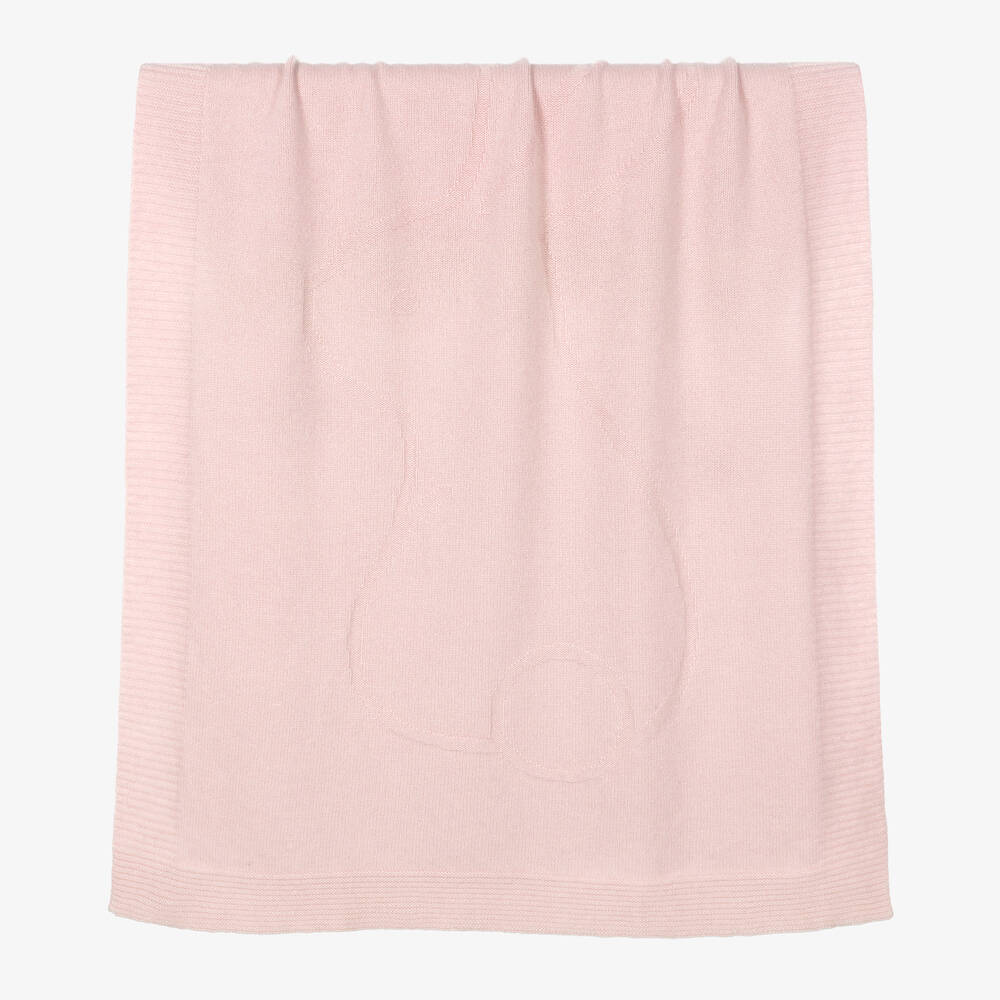 Tartine et Chocolat - Pink Cashmere Blanket (100cm) | Childrensalon