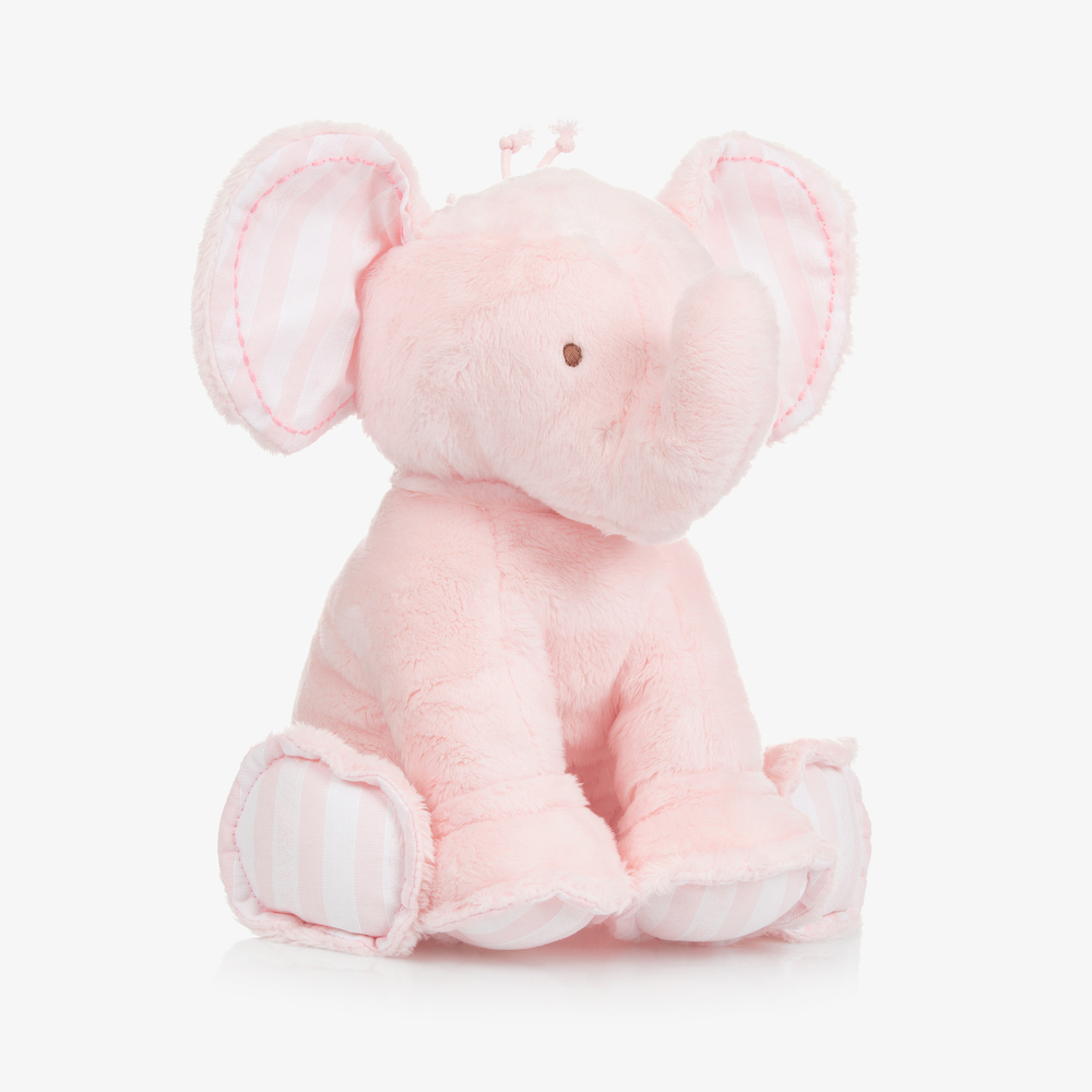 Tartine et Chocolat - Pink Elephant Soft Toy (25cm) | Childrensalon