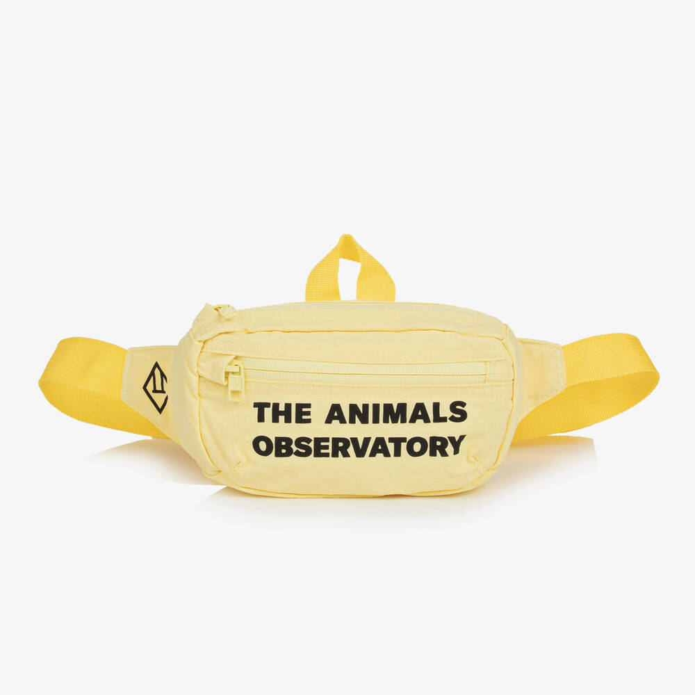 The Animals Observatory Kids' Soft Yellow Belt Bag (17cm)
