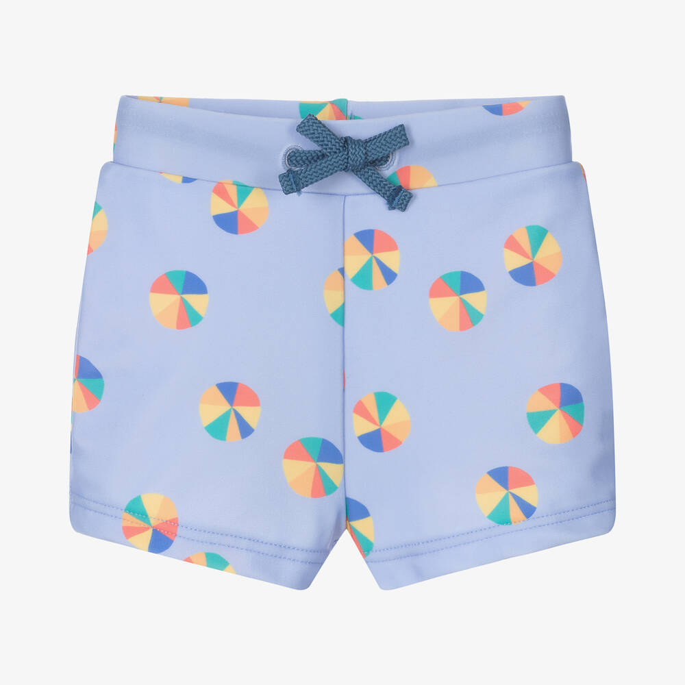 The Bonniemob - Baby Boys Blue Swim Shorts (UPF 50+) | Childrensalon