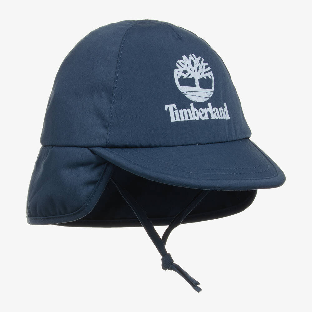 Timberland - قبعة للشمس لون أزرق للمواليد | Childrensalon