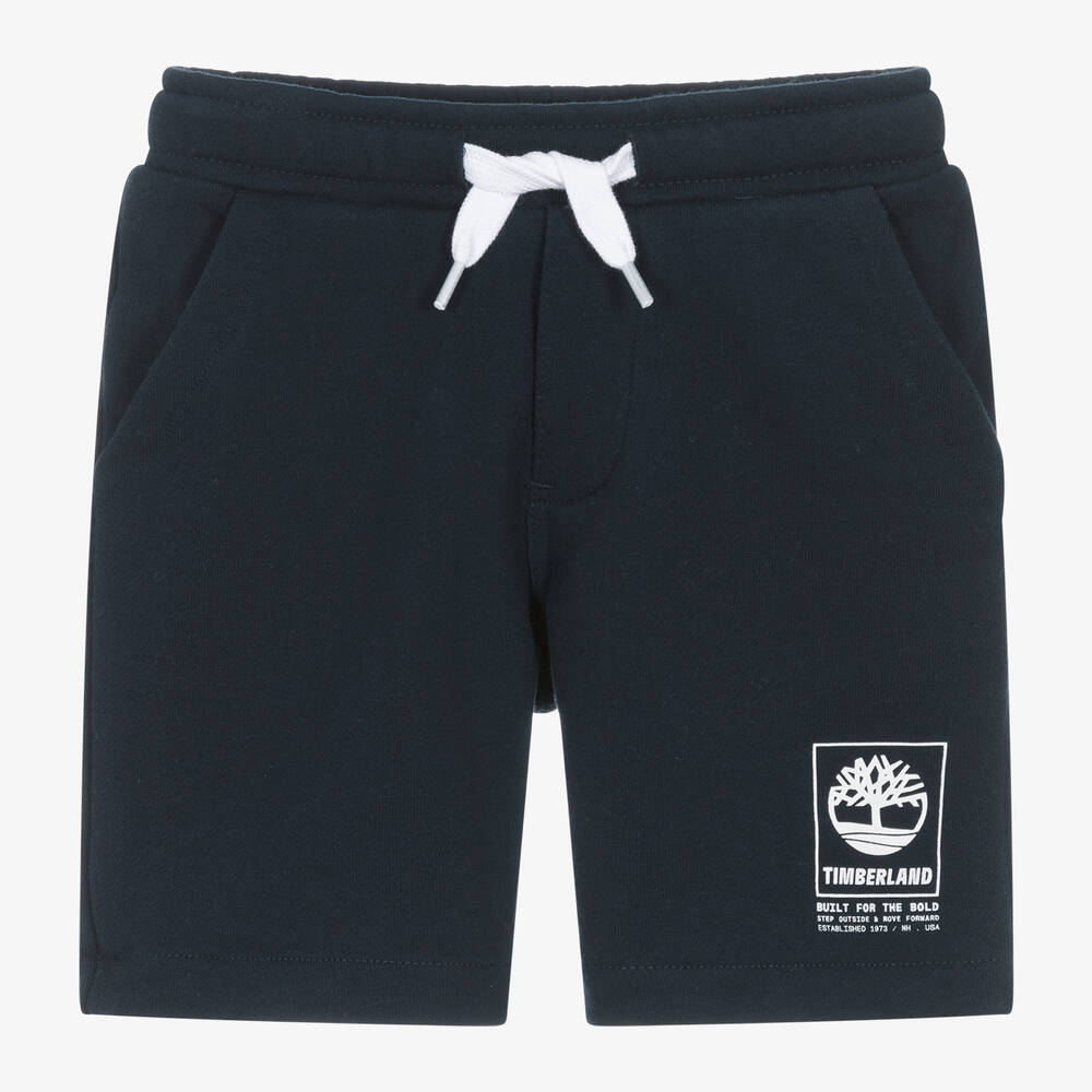 Timberland Babies' Boys Navy Blue Cotton Shorts