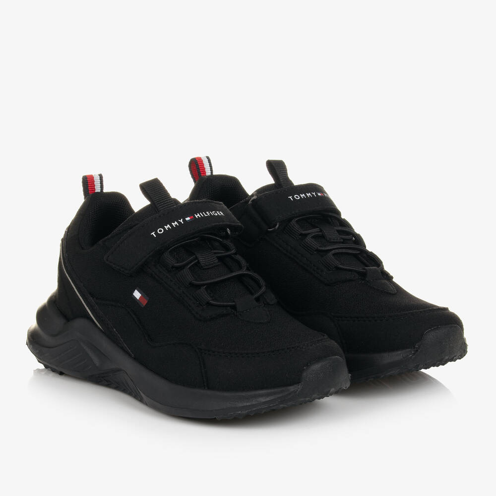 Tommy Hilfiger Black Low-Top Trainers