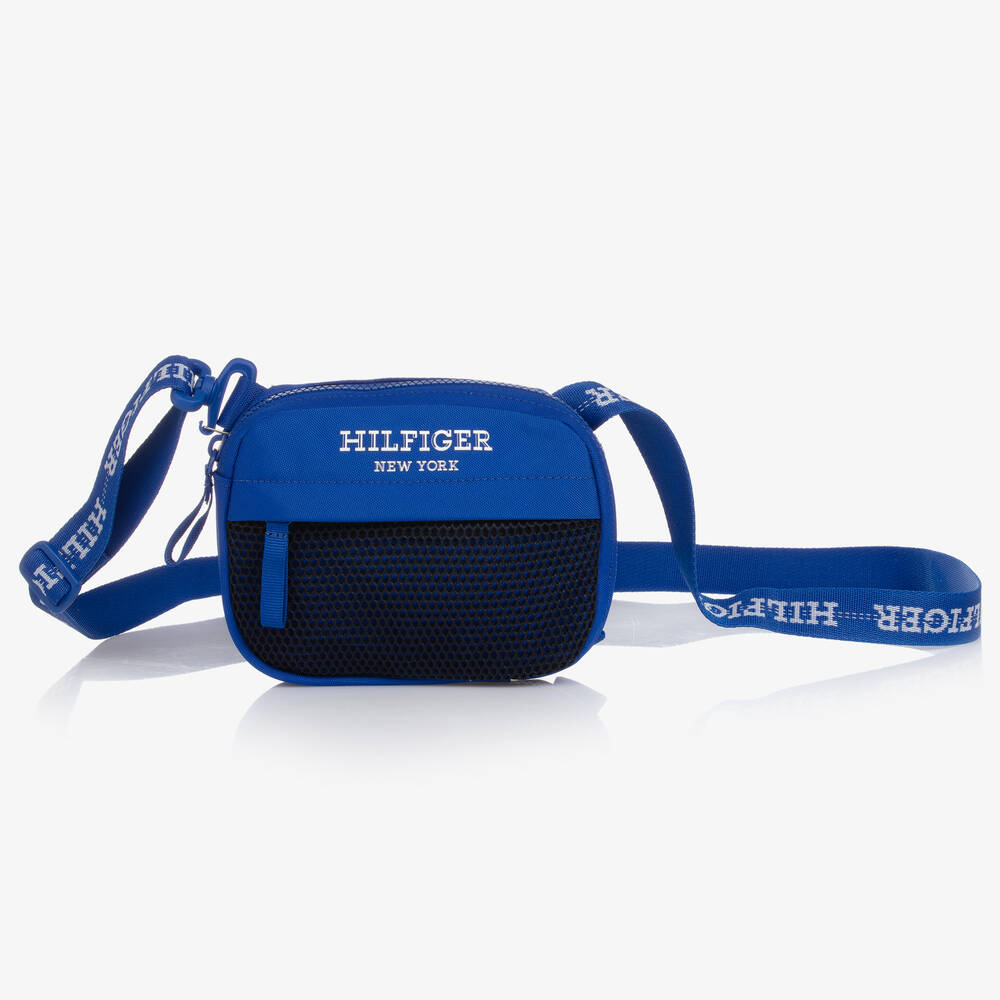 Tommy Hilfiger - Синяя парусиновая сумка с сеткой (18см) | Childrensalon