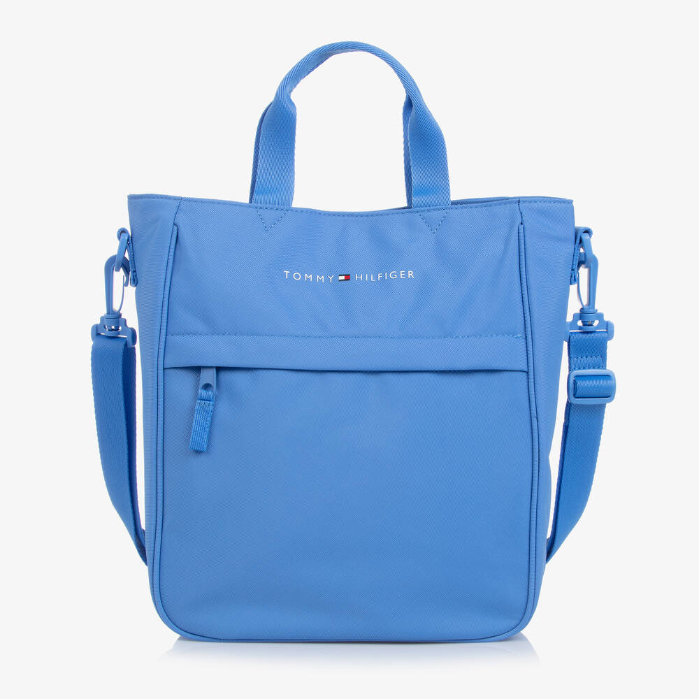 Tommy Hilfiger - حقيبة كانفاس لون أزرق (29 سم) | Childrensalon