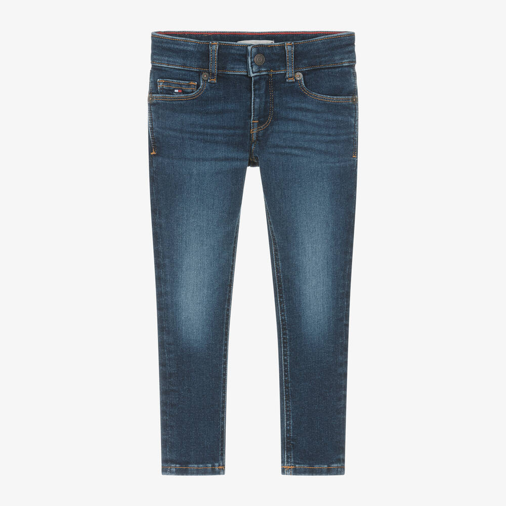 Tommy Hilfiger - Girls Blue Denim Skinny Fit Nora Jeans | Childrensalon