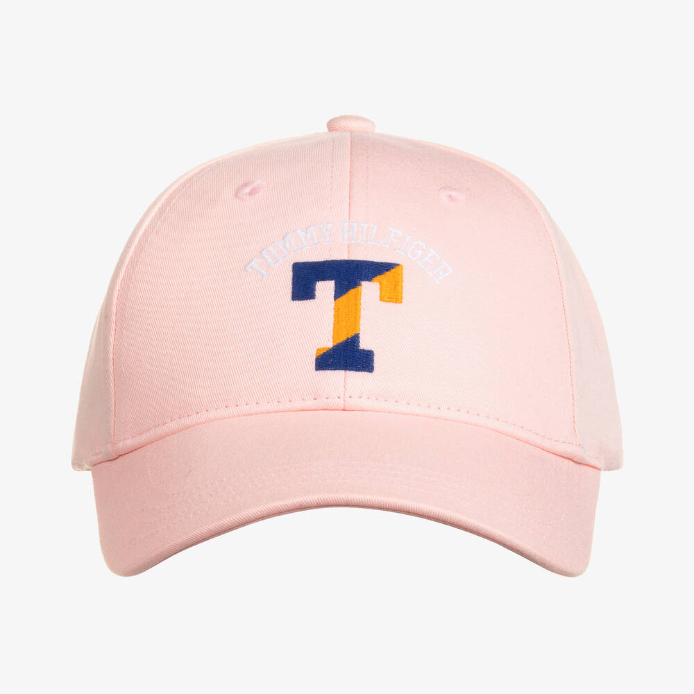 Tommy Hilfiger Girls - Childrensalon Pink | Cotton Varsity Cap