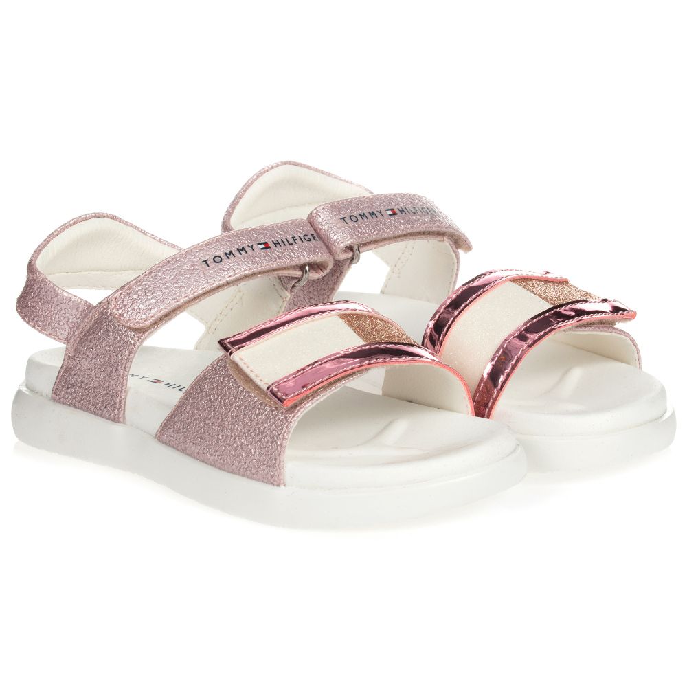 Tommy Hilfiger Babies' Girls Shimmery Pink Sandals